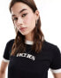 Фото #4 товара Dickies herndon ringer short sleeved t-shirt in black