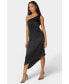 ფოტო #1 პროდუქტის Women's Pleated One Shoulder Gown