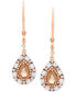 Garnet Teardrop Drop Earrings (1-1/2 ct. t.w.) in Sterling Silver (Also in Blue Topaz, Pink Morganite, Peridot & Citrine)