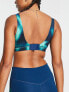 Фото #3 товара Nike Training Icon Clash Alpha Dri-FIT high support sports bra in teal blue