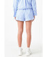 ფოტო #3 პროდუქტის Women's Striped Balloon Shorts