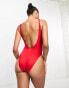 Nike Swimming Icon Sneakerkini swimsuit in red