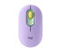 Фото #1 товара Logitech POP Mouse with emoji - Ambidextrous - Optical - RF Wireless + Bluetooth - 4000 DPI - Green