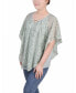 Women's Lace Poncho Top with Bar