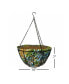 Фото #2 товара Gardener Select Hanging Basket Fabric Coco Liner, Blue Green