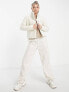 Фото #3 товара Columbia Panorama snap sherpa fleece jacket in off white