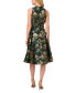 ფოტო #2 პროდუქტის Women's Ruffled Metallic Jacquard Dress