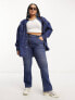 Фото #7 товара ASOS DESIGN Curve denim oversized shirt in blue