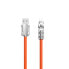 Mocny kabel kątowy do iPhone USB-A - Lightning 30W 1m rotacja 180 pomarańczowy