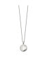 Фото #3 товара Chisel polished Puffed Disc Pendant on a 18 inch Cable Chain Necklace