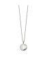 ფოტო #3 პროდუქტის Polished Puffed Disc Pendant on a 18 inch Cable Chain Necklace