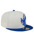 Фото #3 товара Men's Cream/Royal New York Mets Lonestar 59FIFTY Fitted Hat