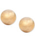 ფოტო #1 პროდუქტის Round Button Stud Earrings