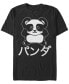 Men's Panda Anime Short Sleeve Crew T-shirt