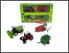 Фото #1 товара Игрушечный транспорт Hipo Трактор и сельскохозяйственный прицеп 23 см в коробке (HXYC16)