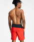 Фото #6 товара Men's Contend Water-Repellent Colorblocked 9" Swim Trunks