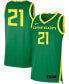 Фото #1 товара Men's 21 Apple Green Oregon Ducks Limited Basketball Jersey