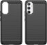 Hurtel Carbon Case etui do Samsung Galaxy A34 5G elastyczny silikonowy karbonowy pokrowiec czarne