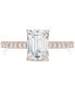 ფოტო #3 პროდუქტის Certified Lab Grown Diamond Engagement Ring (2-1/2 ct. t.w.) in 14k Gold