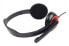 Gembird MHS-002 - Headset - Head-band - Calls & Music - Black - Red - Binaural - Wired