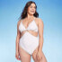 Фото #3 товара Women'sRing-Front Monokini One Piece Swimsuit - Shade & Shore White XL: