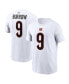 Фото #1 товара Men's Joe Burrow White Cincinnati Bengals Player Name and Number T-shirt