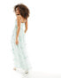 Фото #4 товара Maya Premium embellished maxi dress in mint green