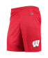 Фото #1 товара Men's Red Wisconsin Badgers College Mesh Shorts