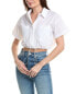 Фото #1 товара Brook + Lynn Cropped Utility Shirt Women's