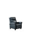 Wide Genuine Leather Manual Ergonomic Recliner(Leather material)