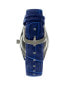 Фото #2 товара Часы PEUGEOT Women's Blue Fluted Leather StrapGraded Watch
