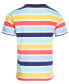 ფოტო #1 პროდუქტის Toddler and Little Boys Wide Multi Striped T-Shirt, Created for Macy's