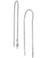ფოტო #1 პროდუქტის Cubic Zirconia Lightening Bolt Threader Earrings, Created for Macy's