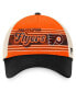 ფოტო #2 პროდუქტის Men's Orange, Black Distressed Philadelphia Flyers Heritage Vintage-Like Trucker Adjustable Hat