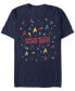 Фото #1 товара Star Trek Men's The Original Series Retro Logo Confetti Short Sleeve T-Shirt