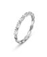 ფოტო #2 პროდუქტის Vittore Marquise Cut Rhodium Plated Ring