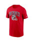 Фото #3 товара Men's Red New England Patriots Team Athletic T-shirt