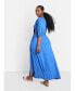 Фото #3 товара Plus Size Ariana High Slit Maxi Wrap Skirt