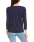 Фото #2 товара Forte Cashmere Aegean Crew Silk & Cashmere-Blend Sweater Women's