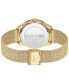 ფოტო #3 პროდუქტის Men's Everett Gold-Tone Stainless Steel Mesh Bracelet Watch 40mm