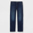 Фото #1 товара Men's Big & Tall Slim Fit Adaptive Bootcut Jeans - Goodfellow & Co Dark Blue