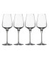 Фото #1 товара Voice Basic White Wine Glasses, Set of 4