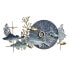 Фото #1 товара Настенный декор Home ESPRIT Синий Позолоченный Средиземноморье Рыбы 93 x 6 x 51,5 cm
