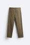 Фото #8 товара Костюмные брюки из высокотехнологичной ткани ZARA