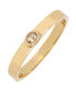 Фото #2 товара Браслет Coach Signature Logo Stone Hinged Bangle