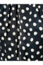Фото #6 товара Платье женское Koton Платье-мини с воротником-галтер и воланами в горошек из атласа
