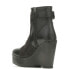 Фото #7 товара Harley-Davidson Celina 5" Wedge D84731 Womens Black Ankle & Booties Boots