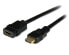 Фото #2 товара StarTech.com 2m (6ft) HDMI Extension Cable - HDMI Male to Female Cable - 4K HDMI Cable Extender - 4K 30Hz UHD HDMI Cable with Ethernet M/F - High Speed HDMI 1.4 Cable - HDMI Cord Extender - 2 m - HDMI Type A (Standard) - HDMI Type A (Standard) - 10.2 Gbit/s - Black