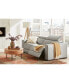 Nevio 115" 3-Pc. Leather Sectional with 1 Power Recliner, Headrests and Chaise, Created For Macy's