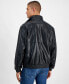 ფოტო #2 პროდუქტის Men's Bonny2435 Slim-Fit Faux-Leather Jacket